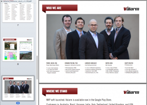 Valarm Investor Deck Image