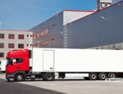 Valarm Trucks With Trailer Monitoring Sensors at Warehouse Depot